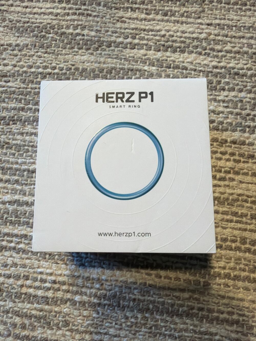 NEW Herz P1 Unisex Smart Ring Fitness Tracker Sz 9 Midnight Black New